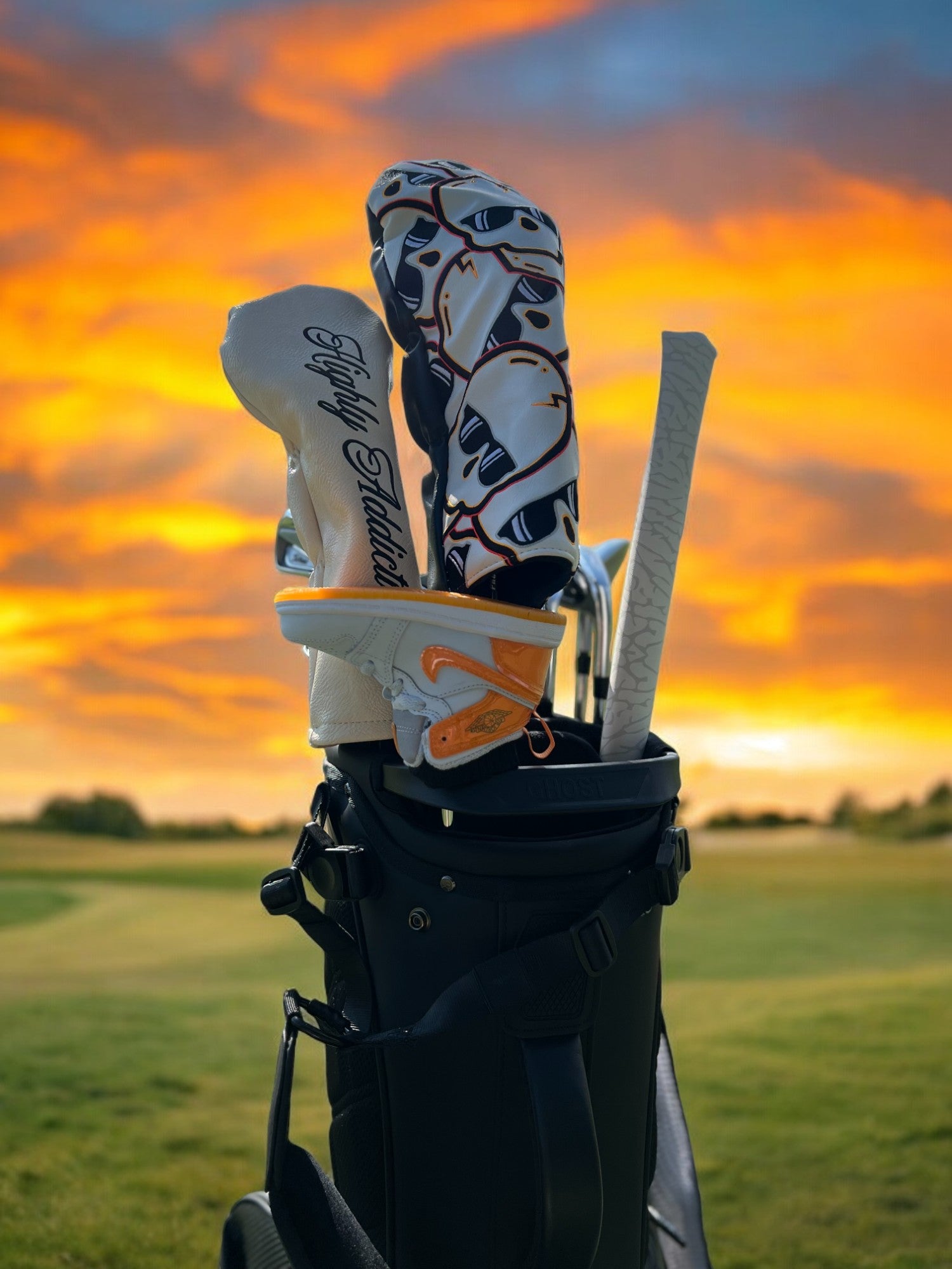 Orange Smoke - Putter Cover