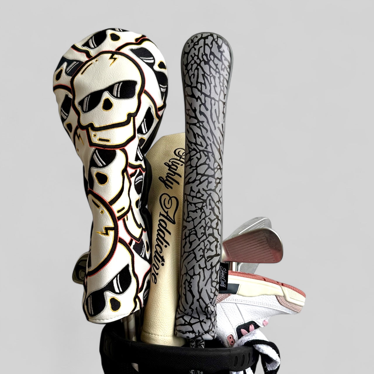 Stick Covers - Black Cement